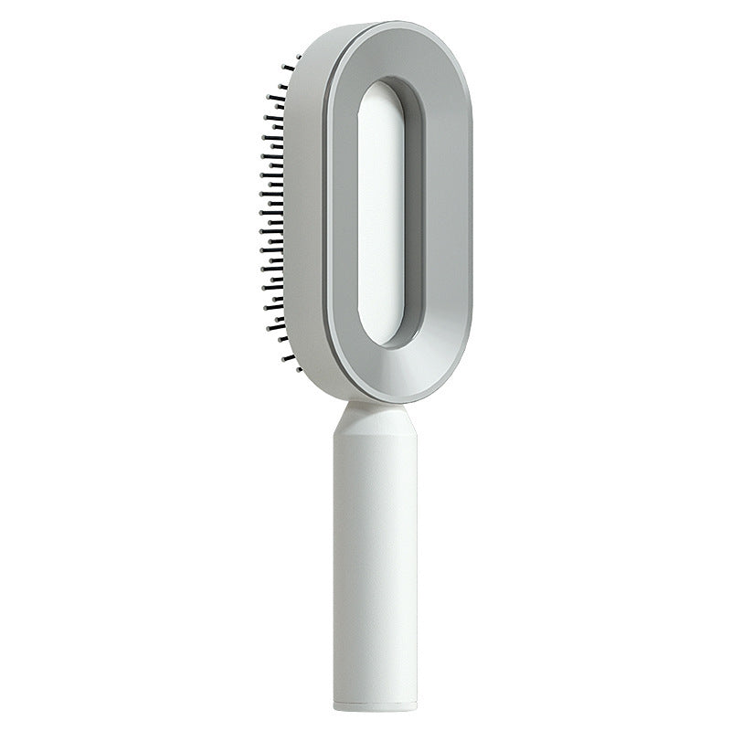 Self-Cleaning Hair Brush with 3D Air Cushion for Scalp Massage & Detangling