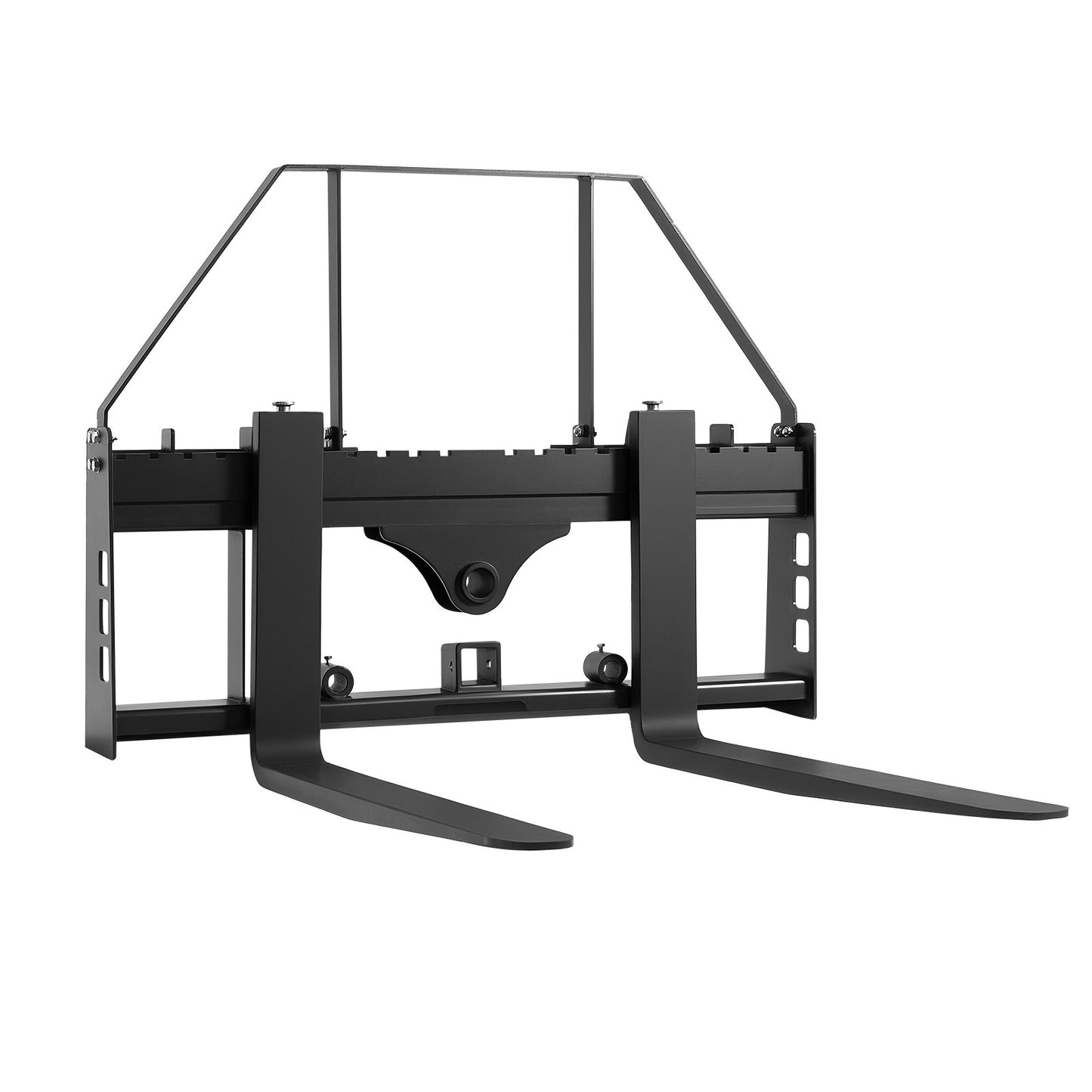 Pallet Fork Frame Attachment with 42-Inch Skid Steer Pallet Forks 4000 lbs - Heavy Duty Loader Accessory