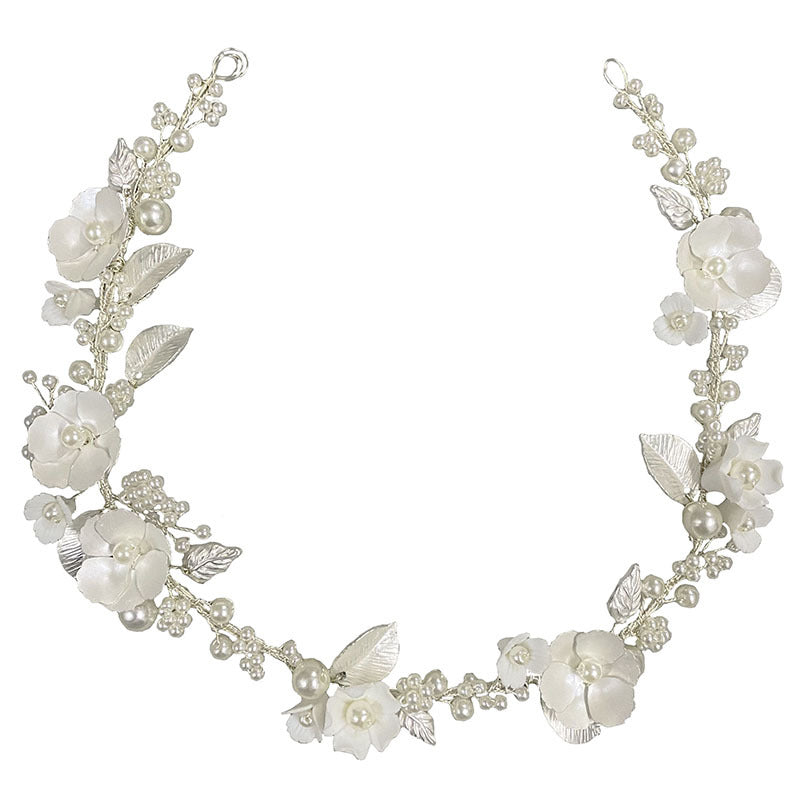 Flower Bride Hairband - Alloy Hair Accessory