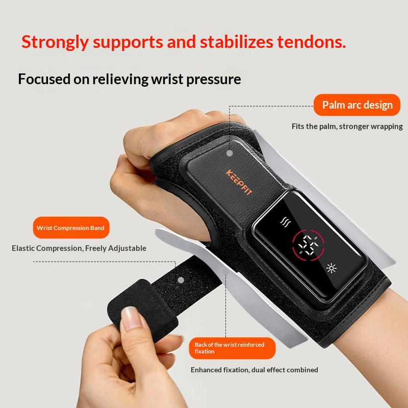 Electric Heated Wrist Massage Bracelet – Infrared Thermal Compress