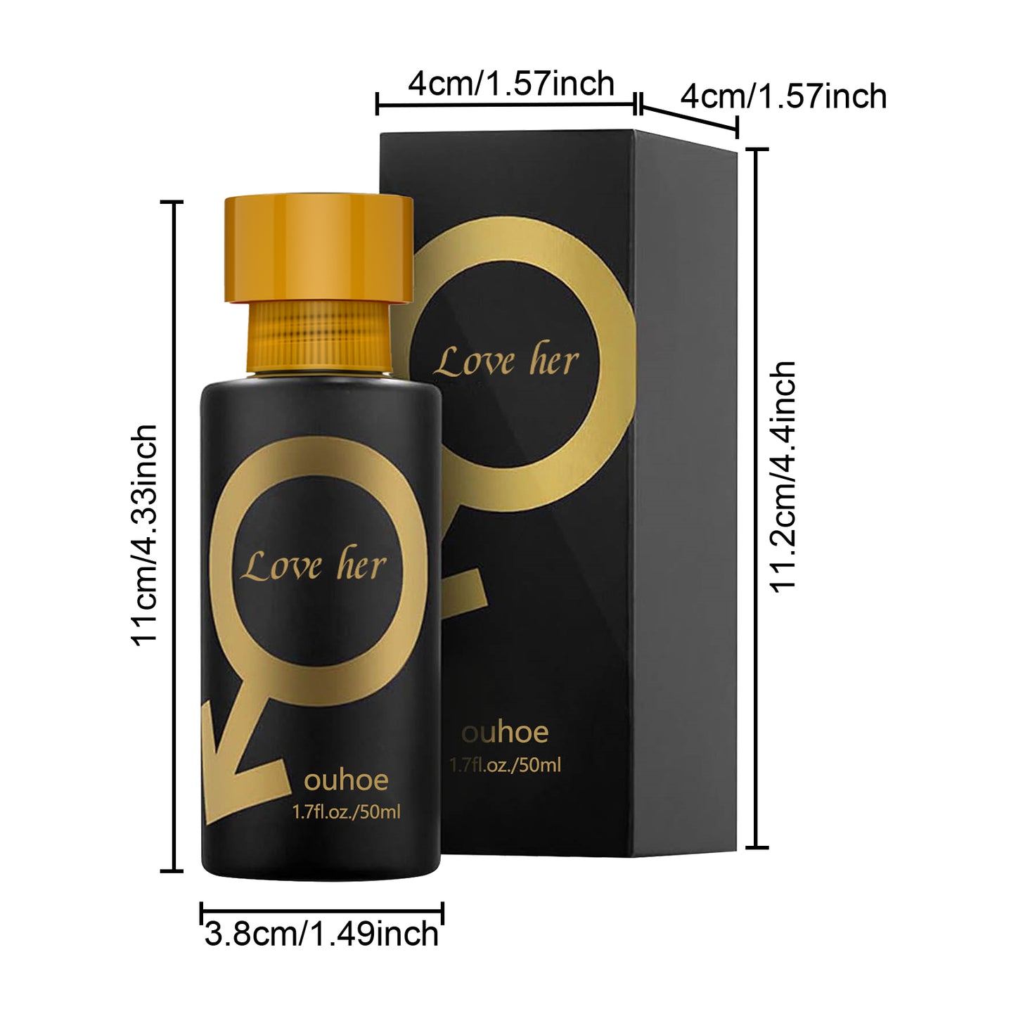Romantic Charm Perfume 50ml - Long Lasting Floral Musk Fragrance for Women
