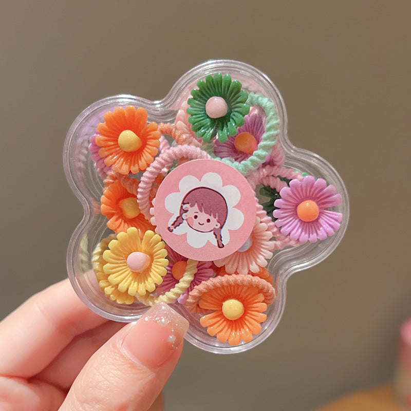Children's Cute Baby Hair Rope Headband - Highly Elastic, No Hurt, 20PCs Set