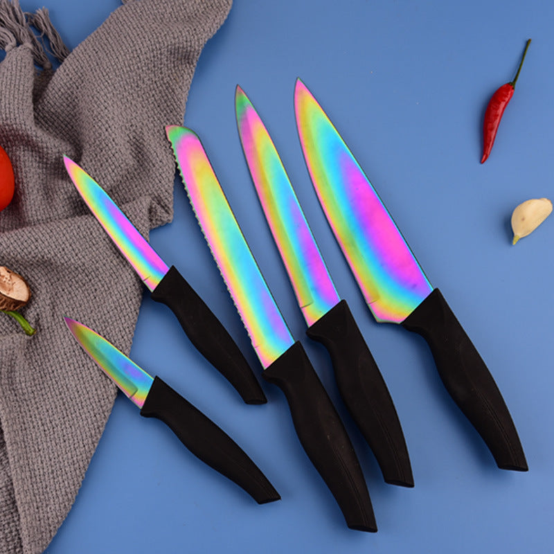 Stainless Steel Gift Knife Set - Modern Kitchen Cutlery
