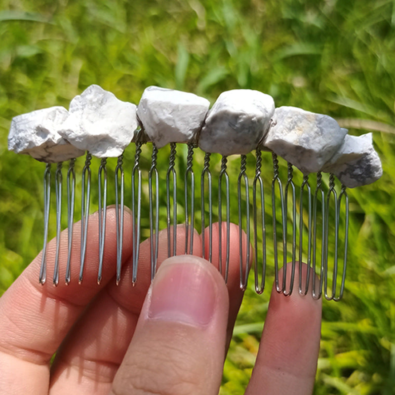 Natural Crystal Hair Comb 20 Teeth