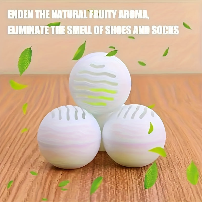 Shoe Deodorizer Balls Odor Eliminator Refreshing Green Tea Scent Pack of 12-36
