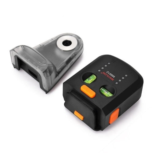 Two-in-One Electric Drilling Dust Collector Laser Level Meter - Black