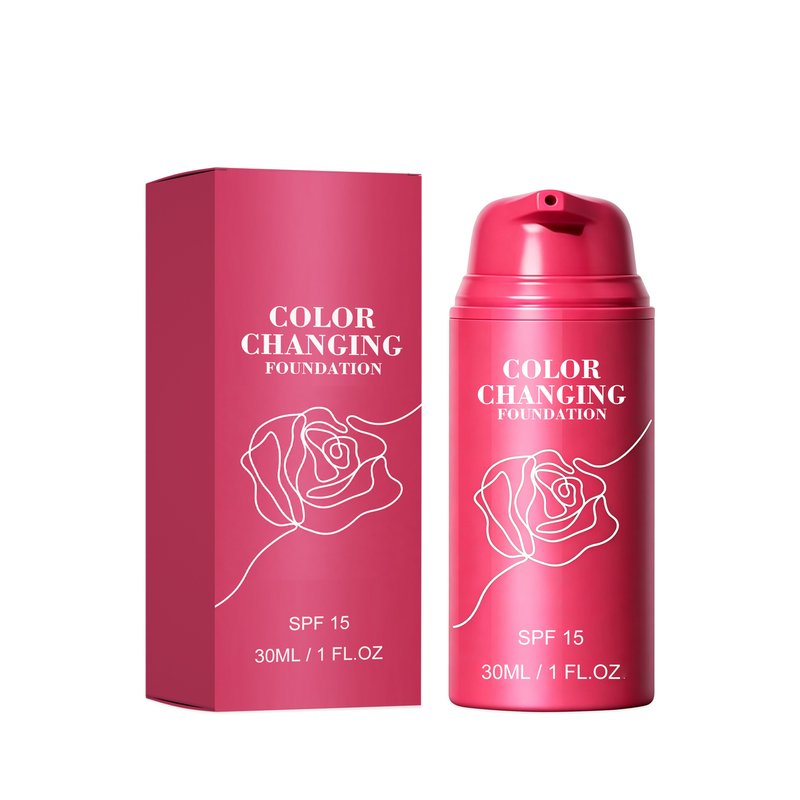 Temperature-Dependent Liquid Foundation 30ml for Face Makeup