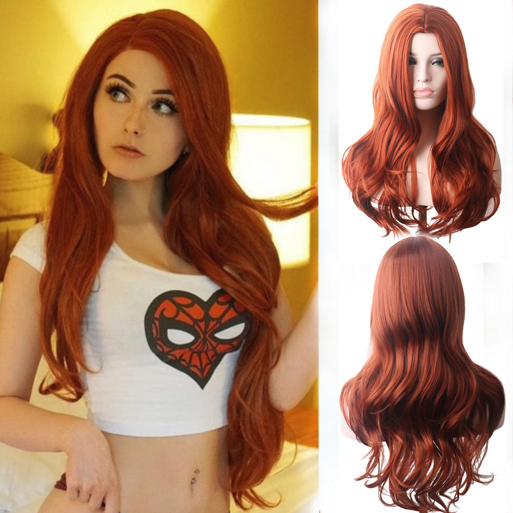 Long Curly Wig Full-Head Synthetic Hair - Multiple Colors