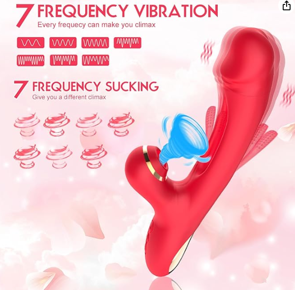 3-in-1 Rabbit Vibrator for Women - G-Spot & Clitoral Stimulation