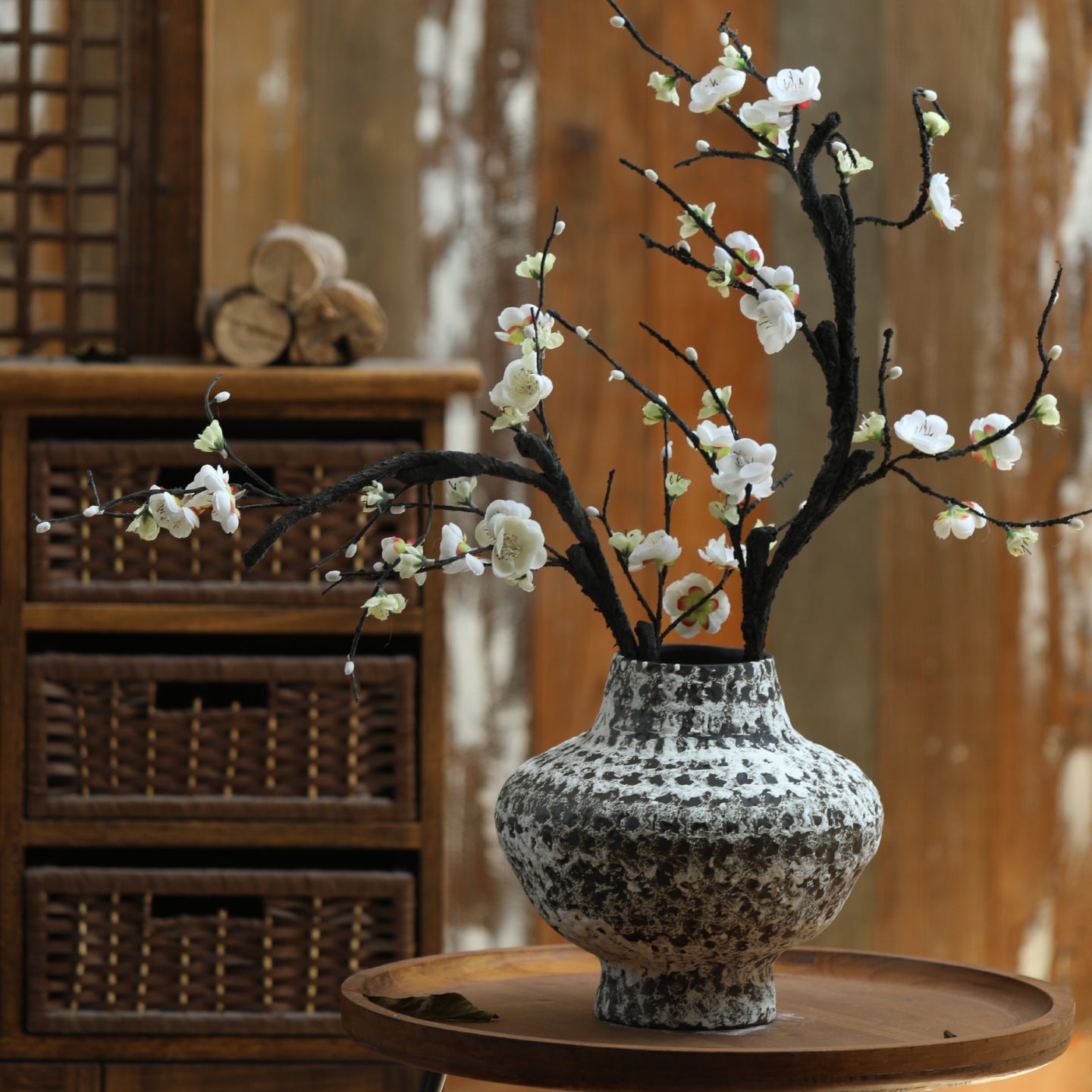 Ceramic Retro Zen Vase for Home Decor and Gift