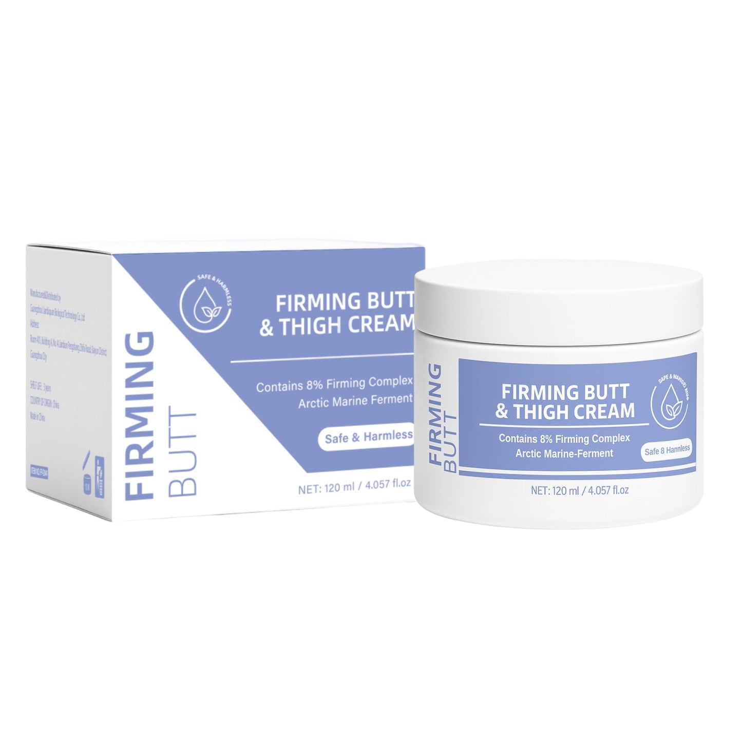 Firming Hip and Thigh Cream 120ml | Body Skin Care for Firmness & Toning
