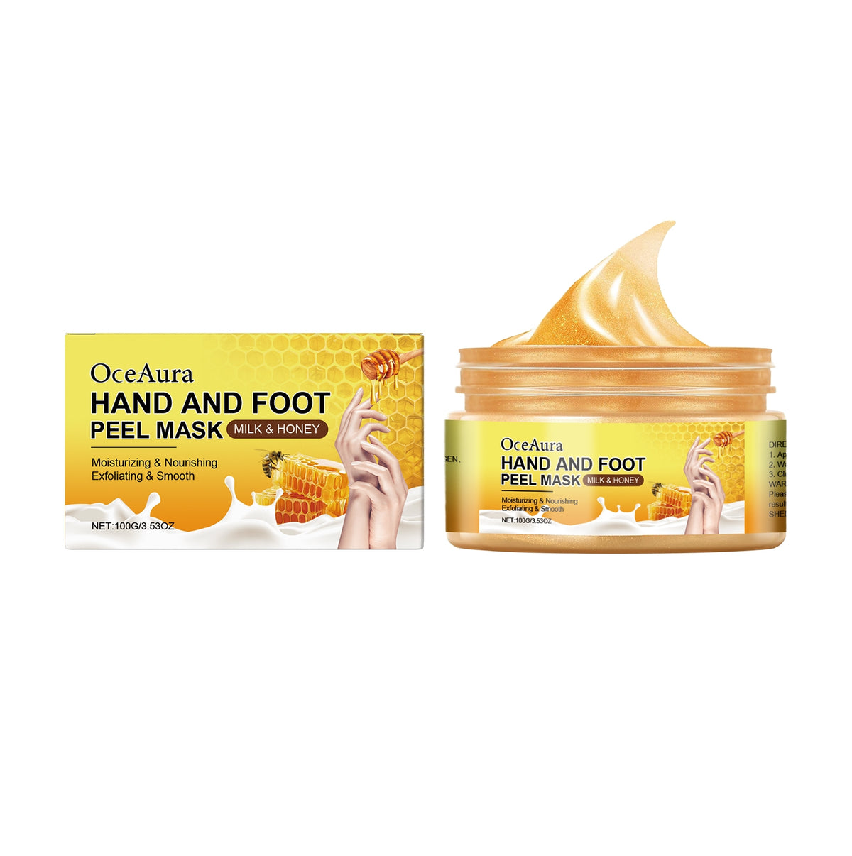 Moisturizing And Exfoliating Hand Foot Mask