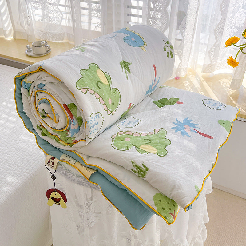 Double Layer Soybean Quilt for All Seasons - Multiple Sizes & Patterns