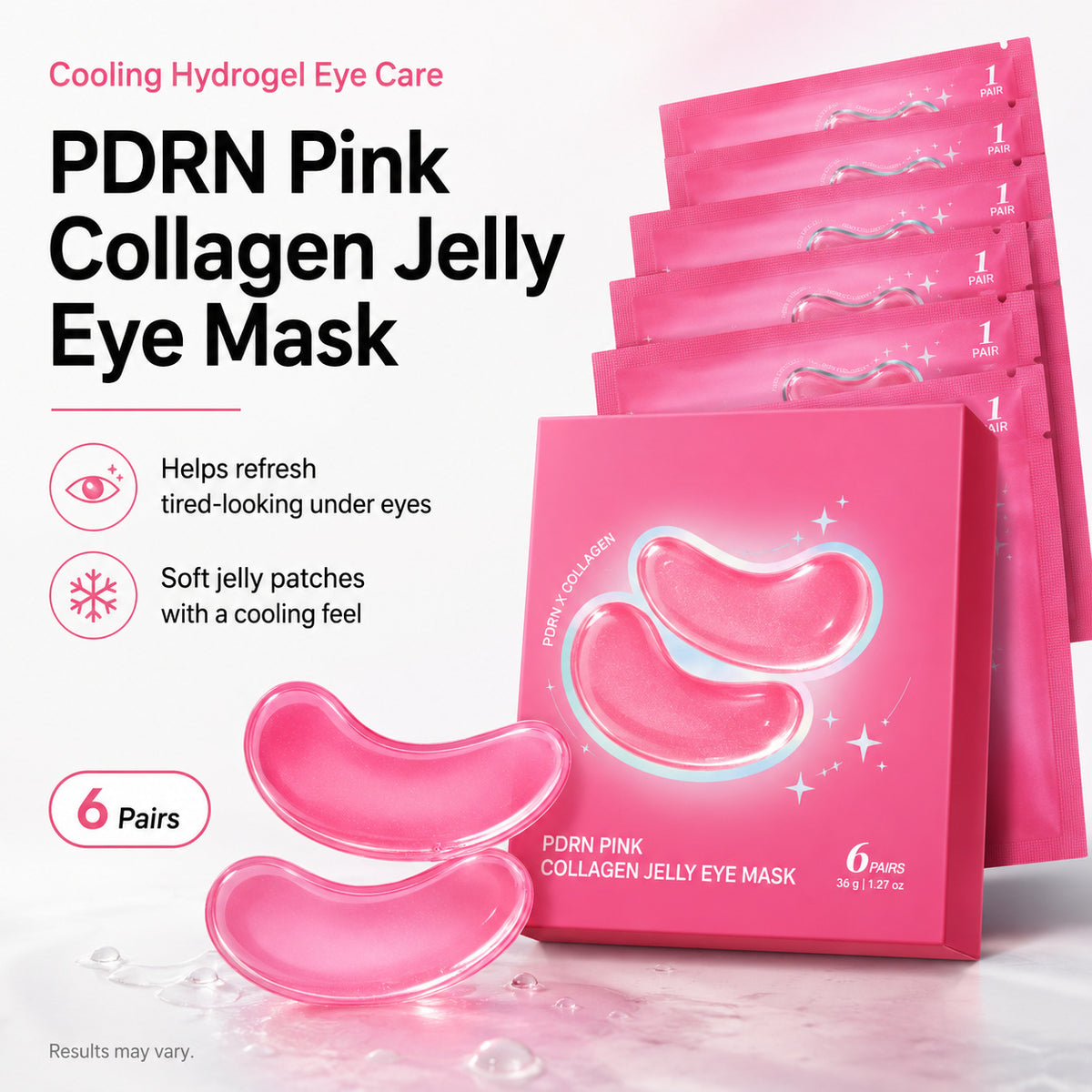Hydrating And Moisturizing Eye Mask For Reducing Fine Lines