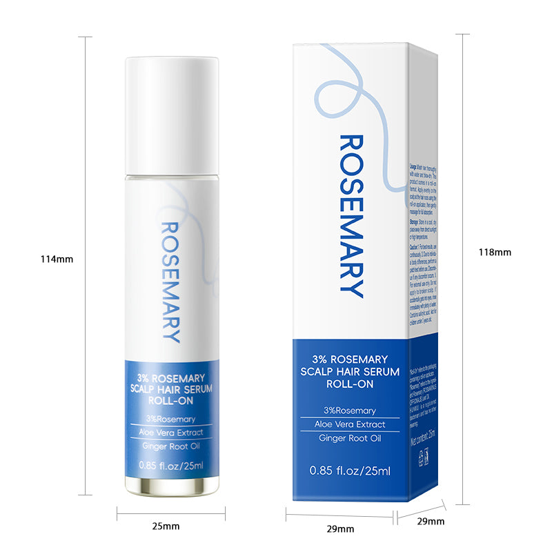 Rosemary Hair Essence Scalp Roller 25ml