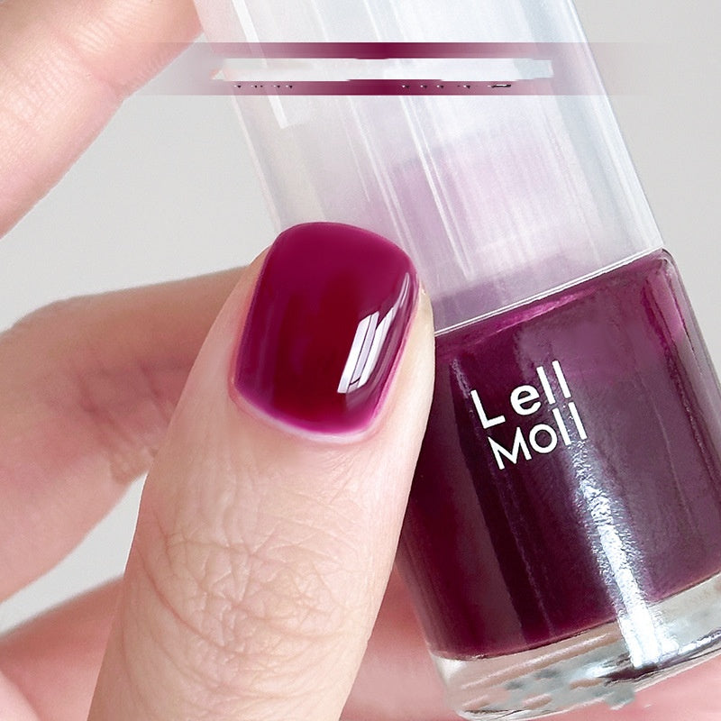 Water-Based Tearable Nail Polish - Quick-Drying & Odor-Free Formula