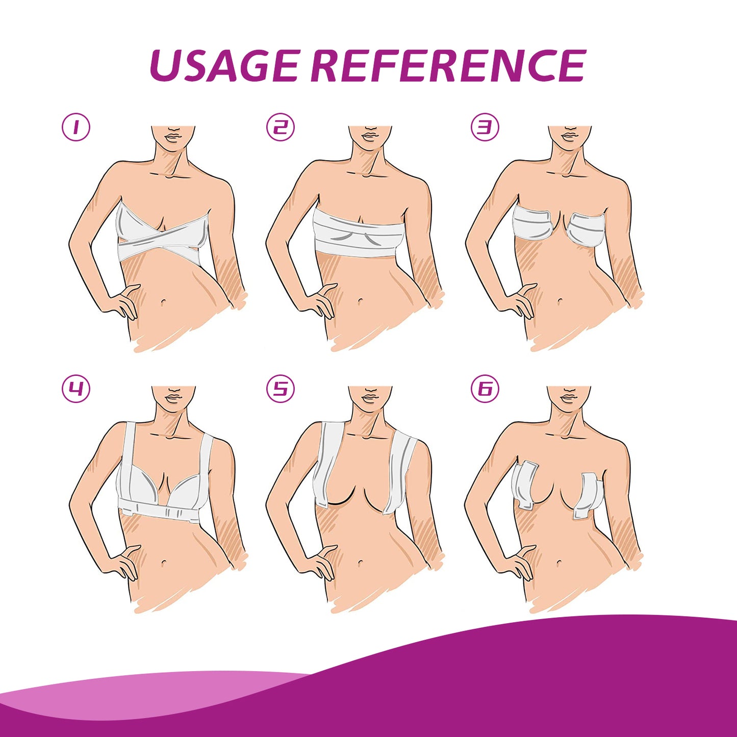 Invisible Breast Lift Tape for Natural Cleavage & Sag Prevention