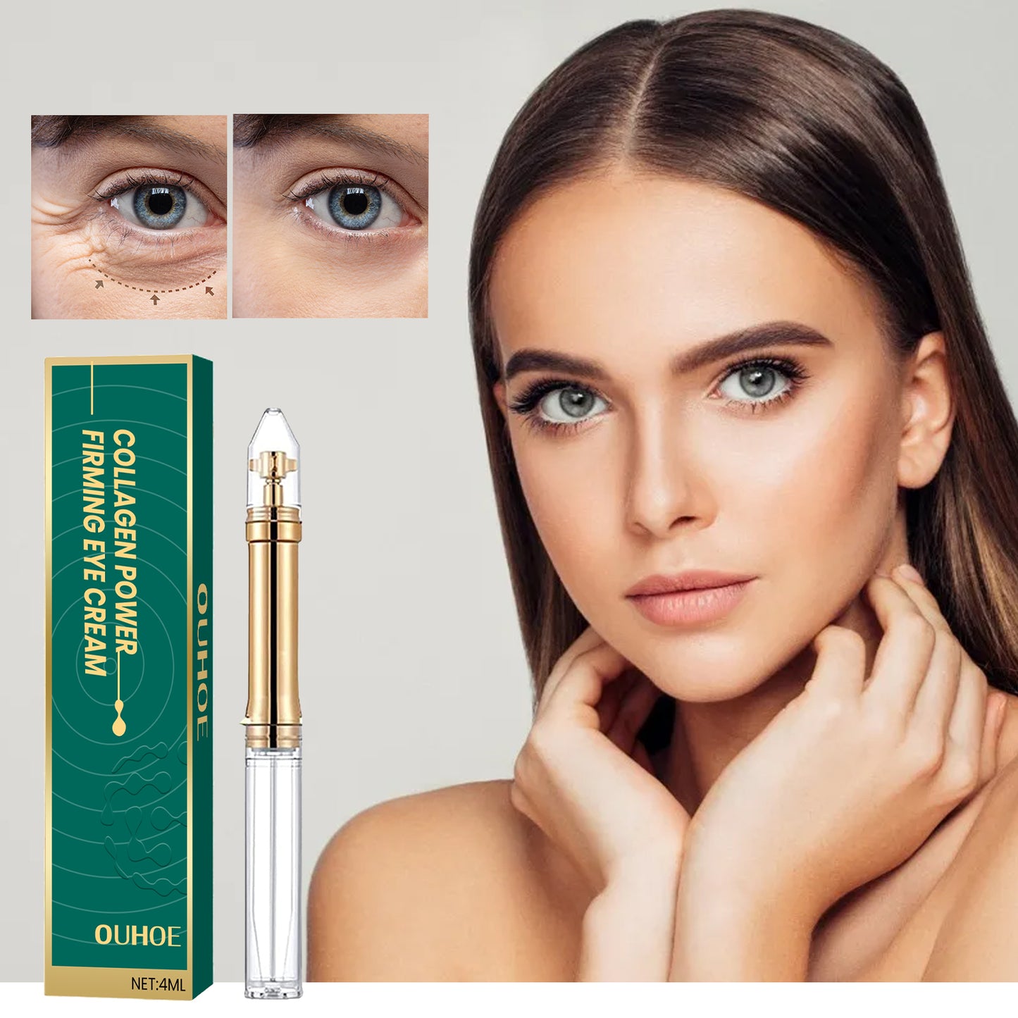 Collagen Firming Eye Cream for Fine Lines & Dark Circles - Multiple Sizes