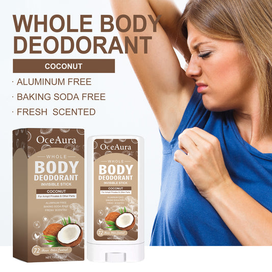 Whole Body Deodorant Stick - Refreshing Odor Control & Moisturizing