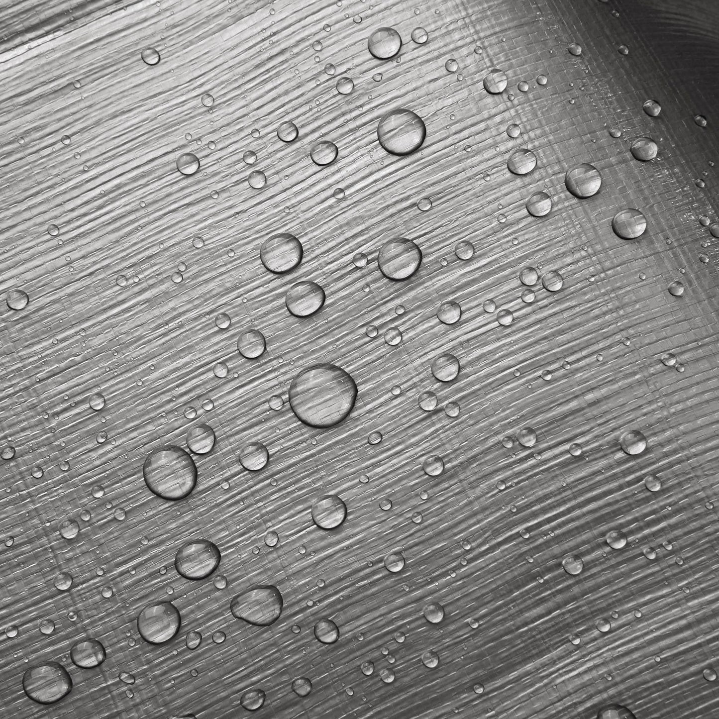 Heavy Duty Poly Tarp 30x40ft Waterproof UV-Resistant Silver Black Shelter Cover