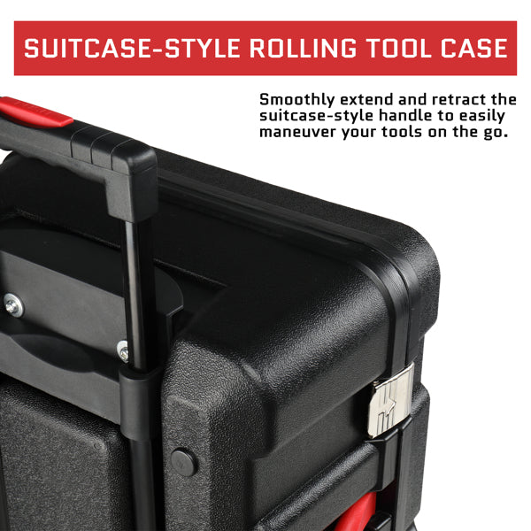 599-Piece Power Tool Set with 21V Cordless Drill and Rolling Toolbox