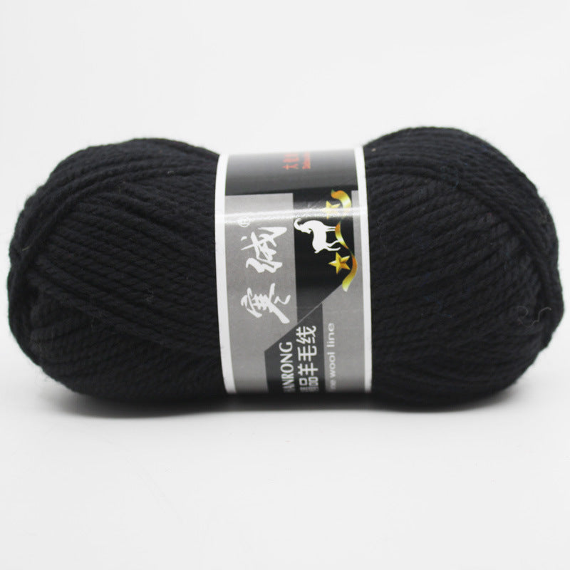 Thick Knitting Yarn Ball for Self-Woven Crafts - Cashmere Wool Material Kit
