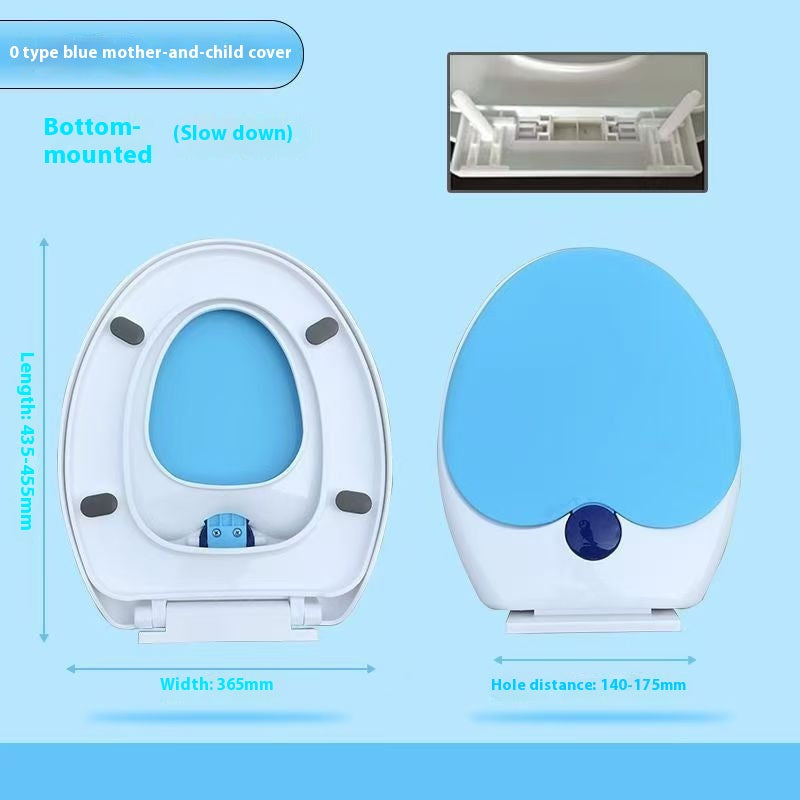 Dual-Purpose Toilet Lid Cover Thickened Modern Bathroom Storage