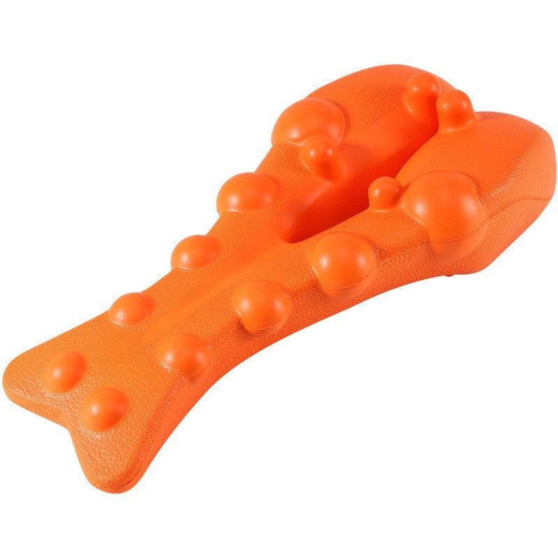 EVA Foam Cervical Spine Massage Pillow for Neck Relief - Orange