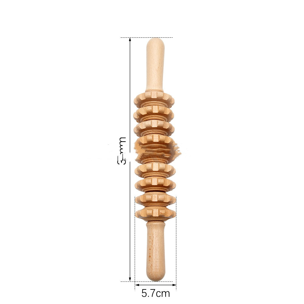 Wooden Massage Roller Suit Multifunctional Natural Massager For Men