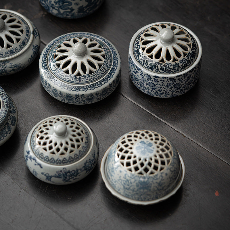 Ceramic Incense Burner Plate Aromatherapy Holder for Home Decor