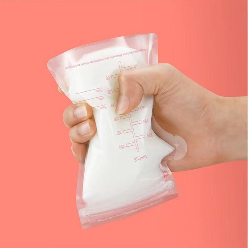 Breast Milk Storage Bags 30 Pieces Food-Grade PET/PE Reusable Safe & Certified