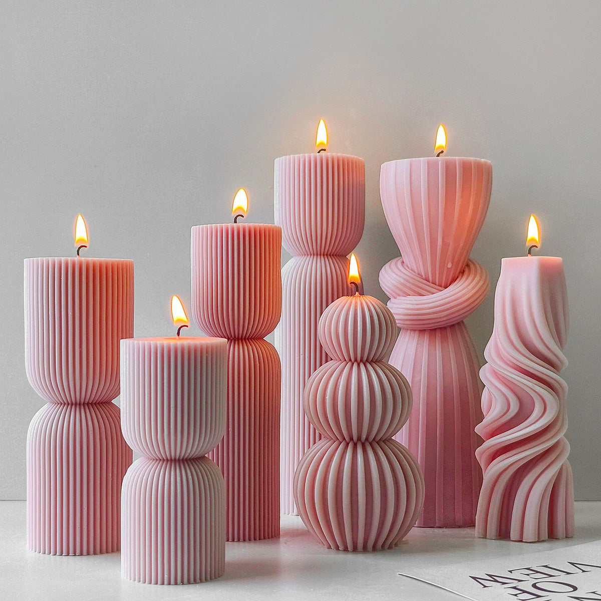 Silicone Mold for Aromatherapy Candles & Crafting - Multiple Shapes & Sizes
