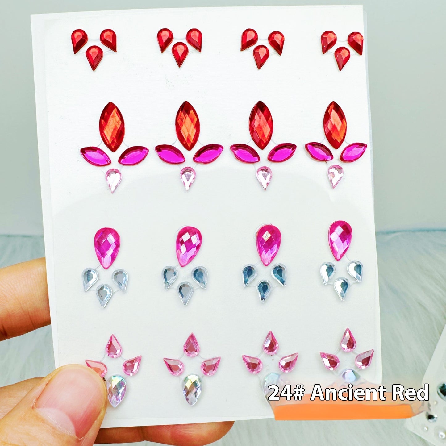 Pearl and Crystal Nail Art Stickers Set for DIY Manicure and Decor