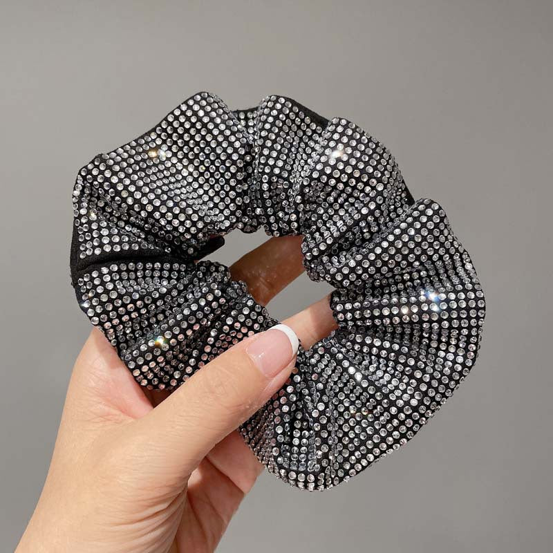 Polka Dot Rhinestone Hairpin Headband
