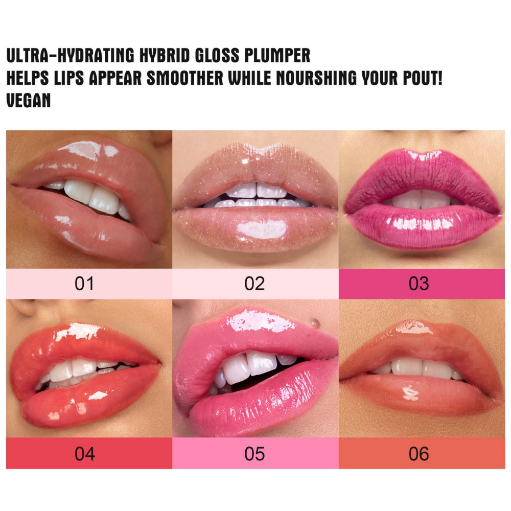 Moisturizing High-Shine Lip Gloss - Silky Pigmented Liquid Lipstick