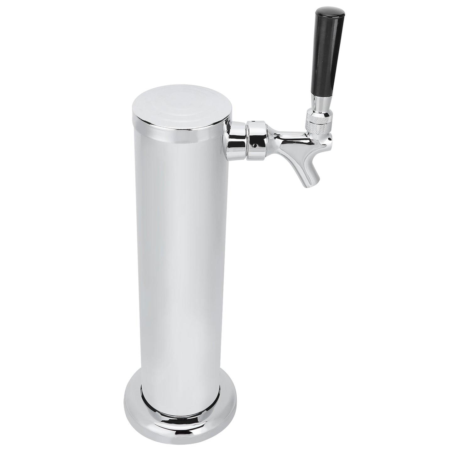 Stainless Steel Beer Tap Tower with Single Faucet Dispenser