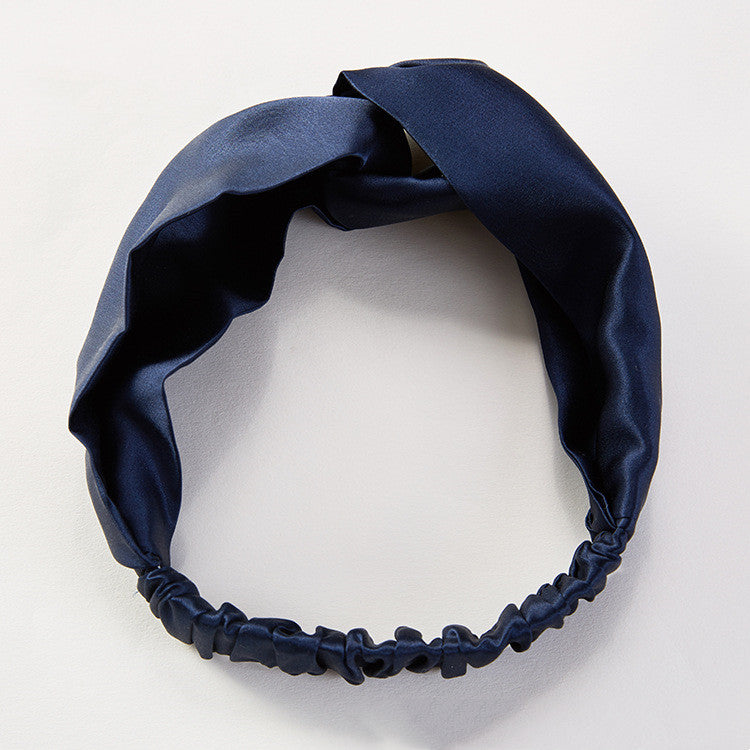 Silk Headband with Ribbon Embellishment