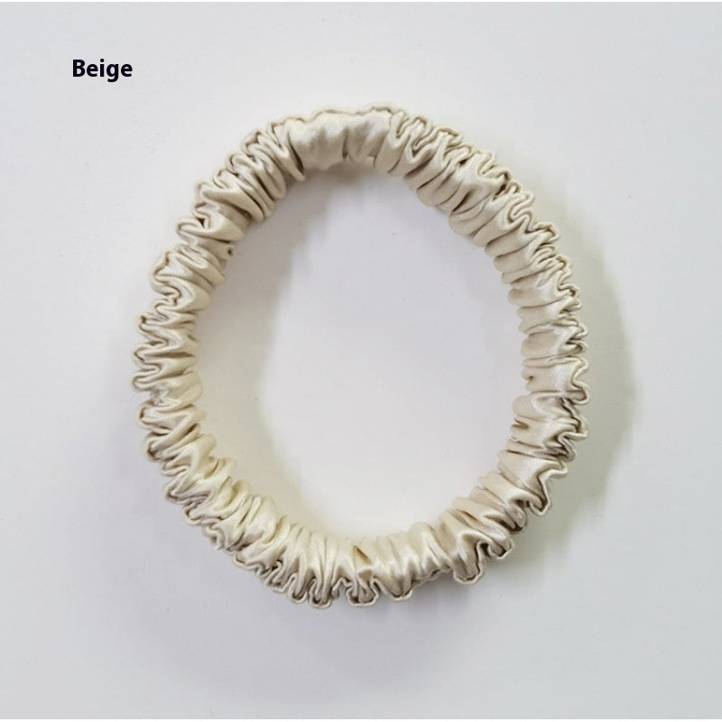 Silk Hair Band - Gentle Elastic Ponytail Holder
