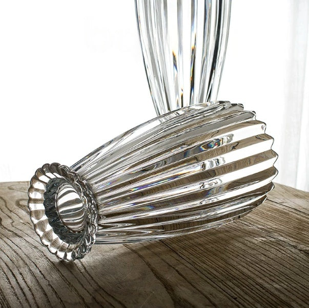 Crystal Glass Vase for Flower Arrangements - Multiple Sizes