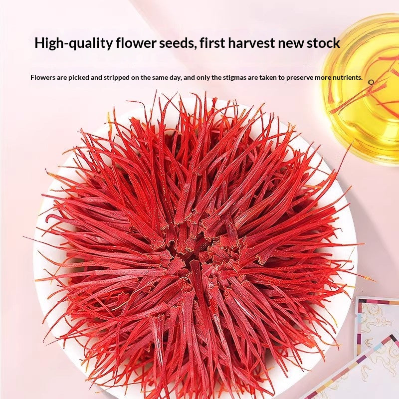 Premium Saffron Threads - Pure Long-Stemmed Spice