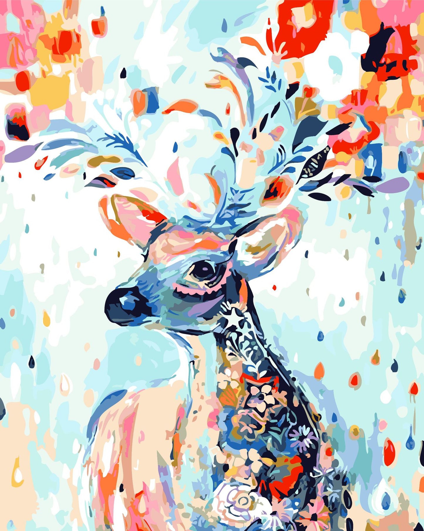 Digital Painting Kit by Number - Home & Garden Decorative Artwork