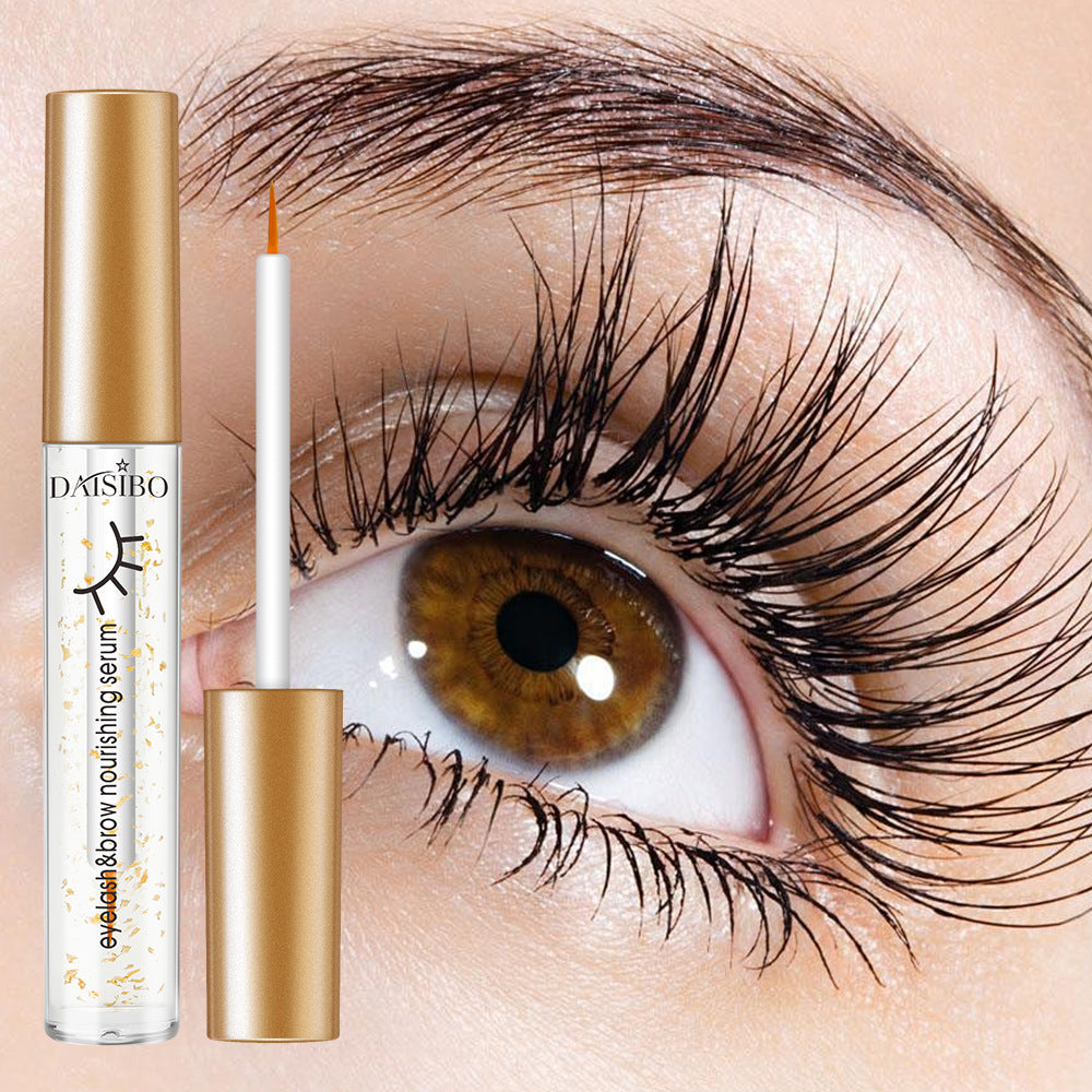 Natural Eyelash Growth Serum - Black Foil Thickening Solution for Longer Lashes