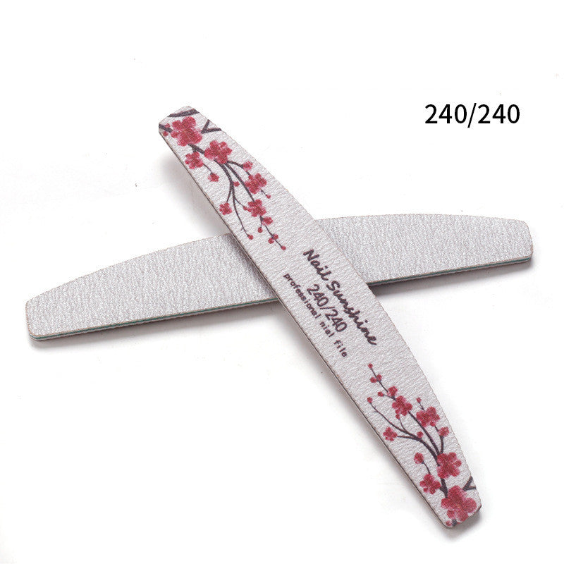 Sand Flower Nail File Set for Manicure and Nail Polishing - Multiple Colors