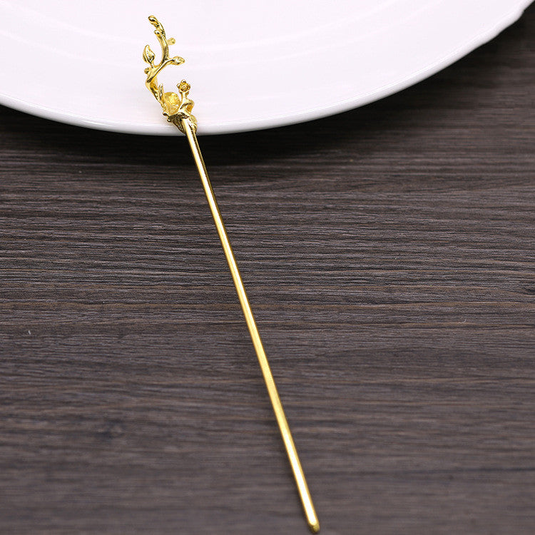Ancient Style Alloy Hairpin Set for Traditional Hanfu Hair Accessories