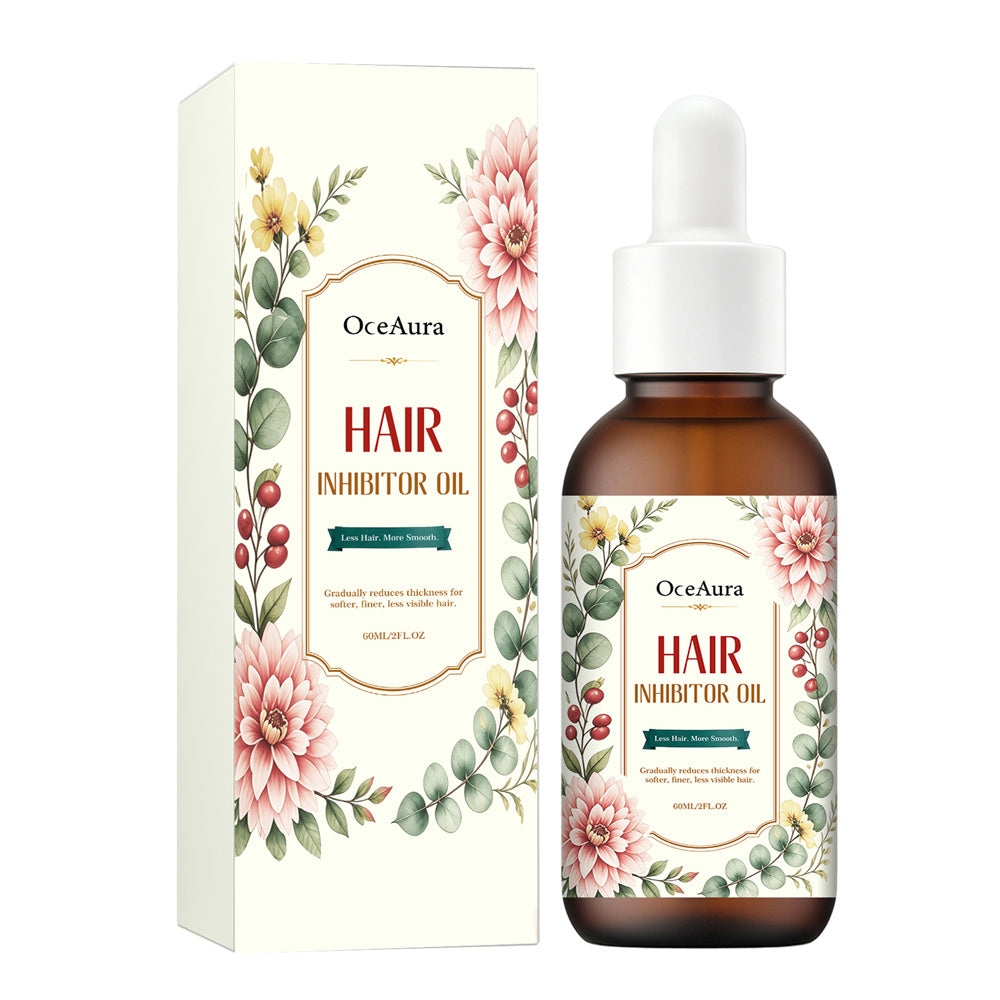 Hair Inhibitor Oil - 60ml Natural Hair Growth & Hair Removal Treatment