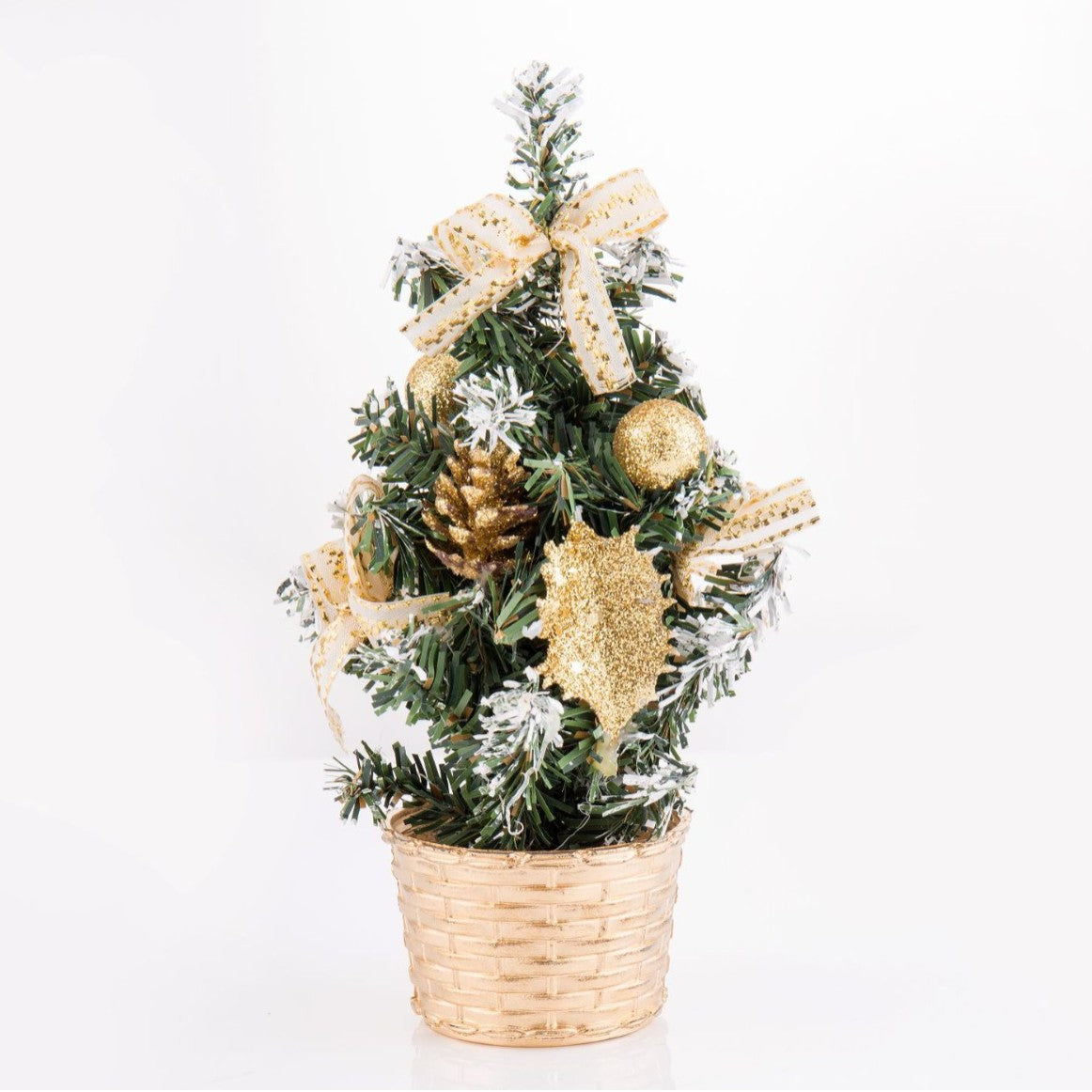 Mini Christmas Tree LED Lights Decoration - PVC Desktop Ornaments