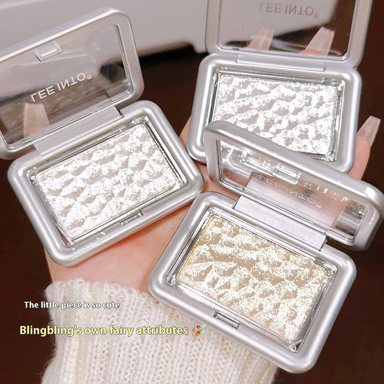 Highlight Eyeshadow Palette with Pearlescent Finish - Multiple Colors