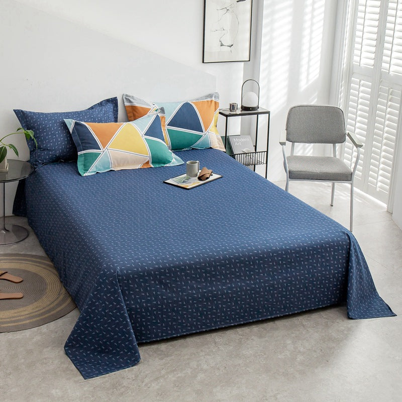 Cotton Printed Twill Bed Sheets - Multiple Sizes & Patterns Available