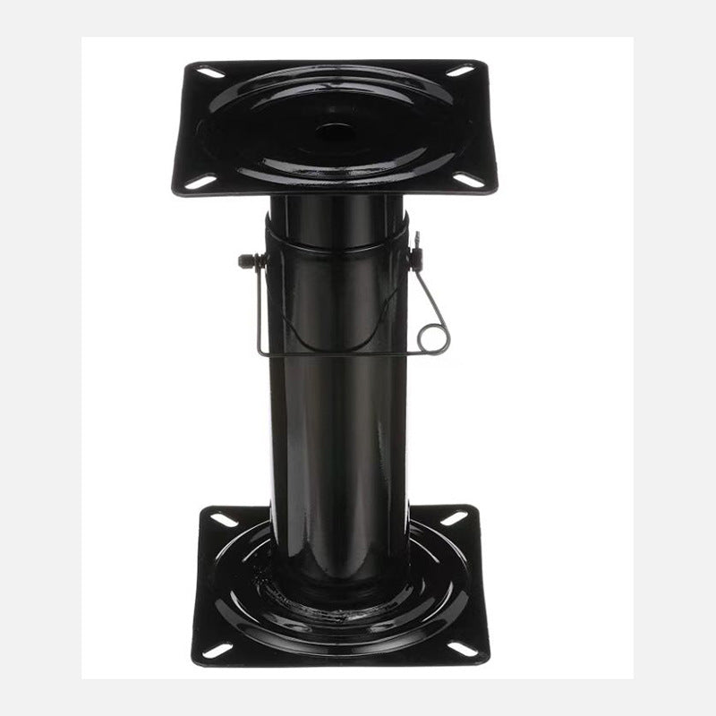 Adjustable Boat Chair Base Hardware - Rust-Proof, 300-450mm Black