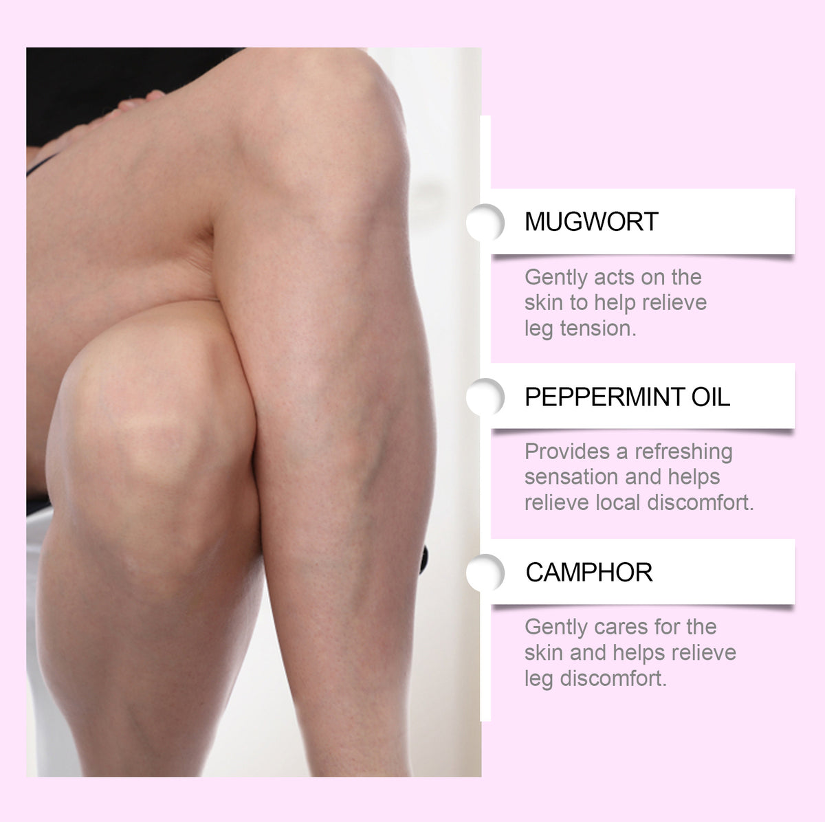 Leg Care Patch - Plant Ingredients Nourishing Massage (12 Pieces)
